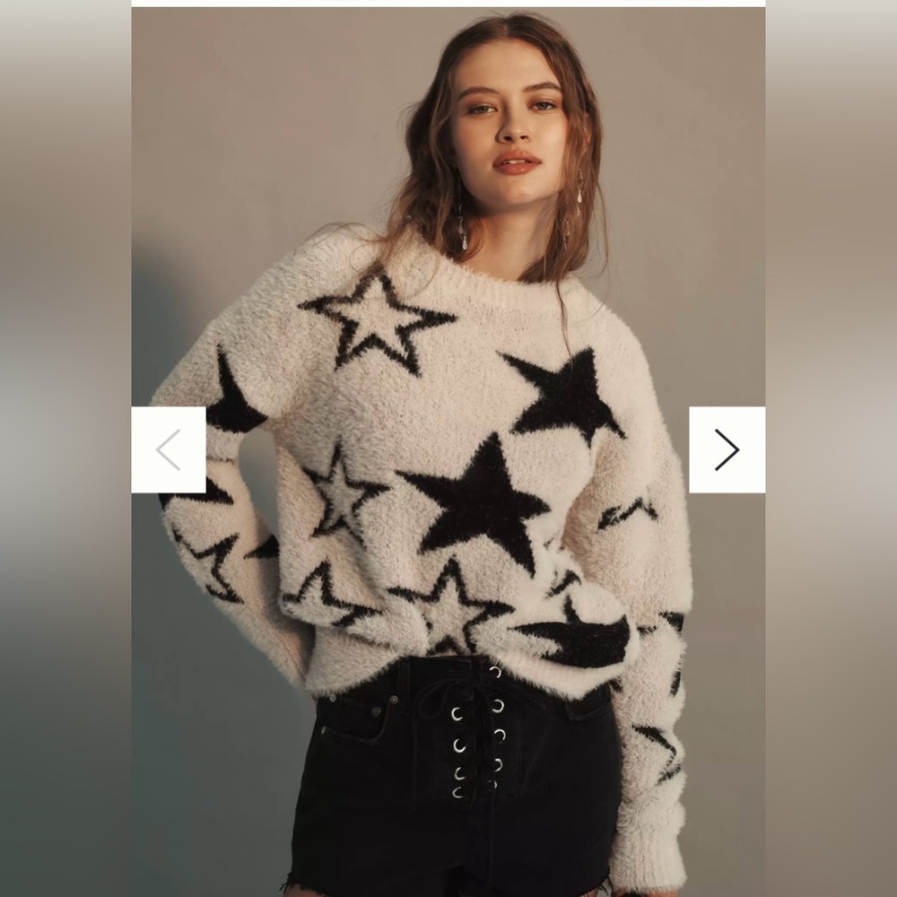 Anthropologie Star Sweater- Like NEW